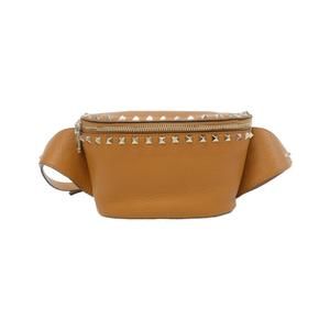 Valentino Garavani Brown Mini Bag with Silver Studs